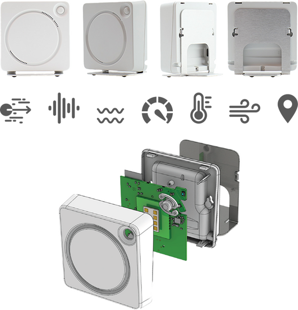 Multi-sensor system with GPS, microphone, VOC, motion sensor Multi-sensor system with GPS, microphone, VOC, motion sensor