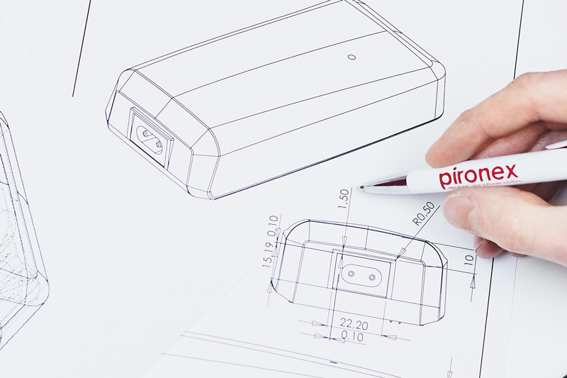 pironex design sketch