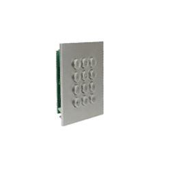 Vandalism-proof keyboard for parking facilities Outdoor keyboard for parking facilities