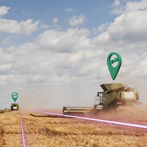 Precise fieldwork through GPS trackers GPS tracking on fields