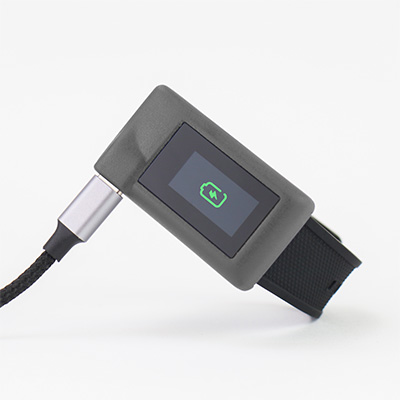 Energy efficiency and long runtime Heat measurement device charging